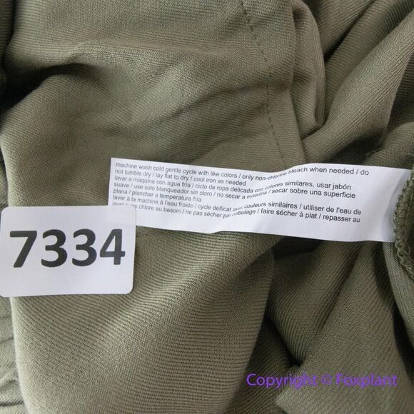 New! Eloquii Plus size Off The Shoulder Utility green‎ Jumpsuit , size 22 - Picture 14 of 15